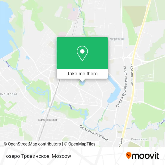 озеро Травинское map