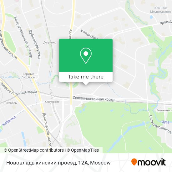 Нововладыкинский проезд, 12А map