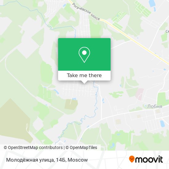 Молодёжная улица, 14Б map