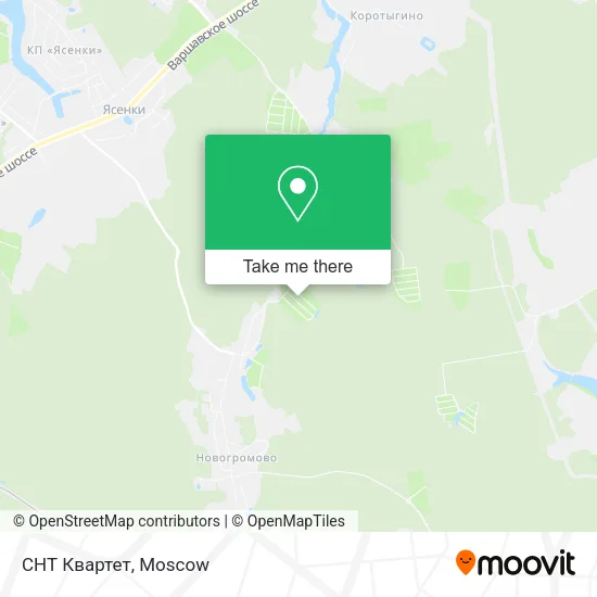 СНТ Квартет map