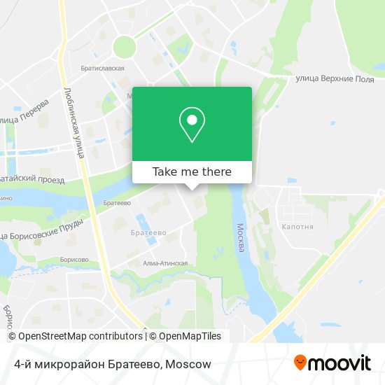 4-й микрорайон Братеево map