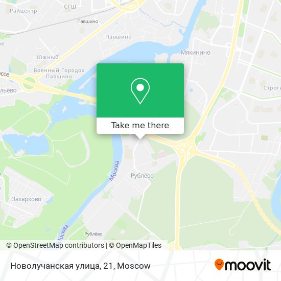 Новолучанская улица, 21 map