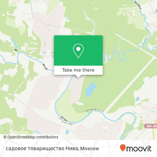 садовое товарищество Нива map