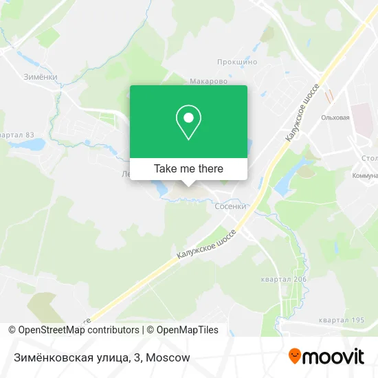 Зимёнковская улица, 3 map