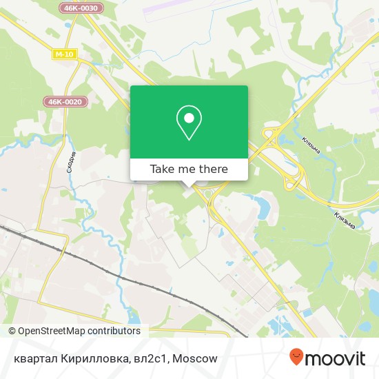 квартал Кирилловка, вл2с1 map