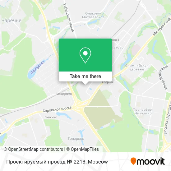 Проектируемый проезд № 2213 map