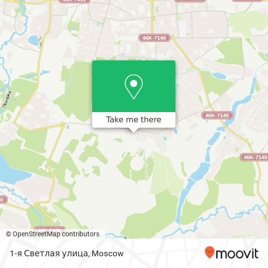 1-я Светлая улица map