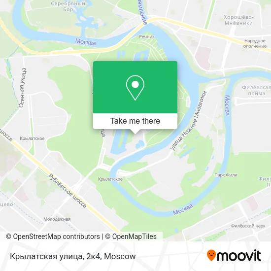 Крылатская улица, 2к4 map