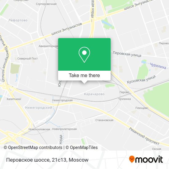 Перовское шоссе, 21с13 map