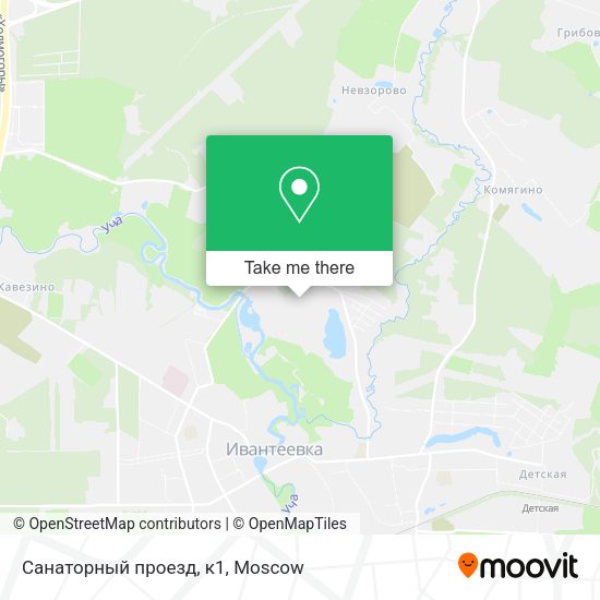 Санаторный проезд, к1 map