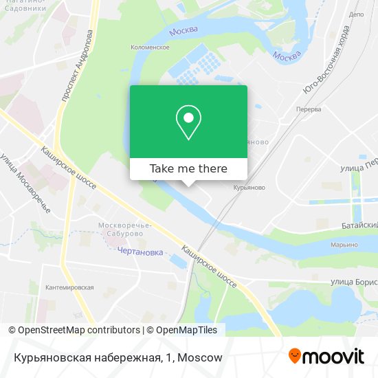 Курьяновская набережная, 1 map