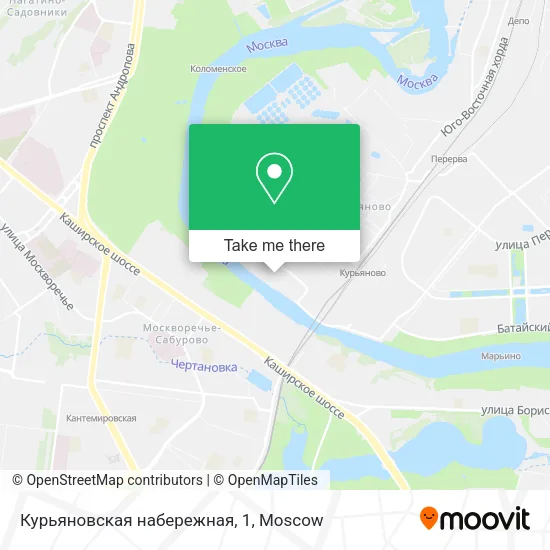 Курьяновская набережная, 1 map