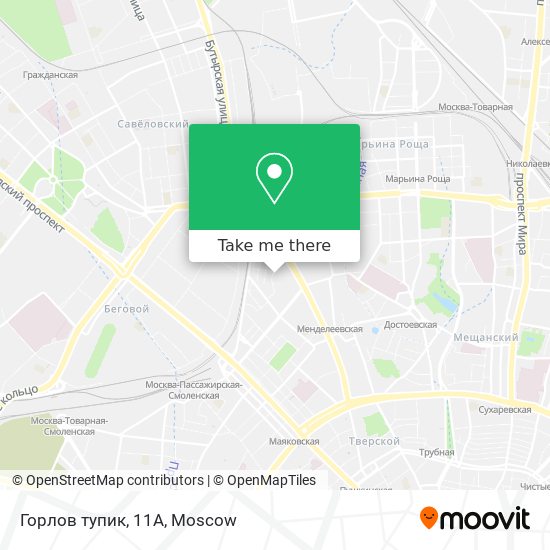 Горлов тупик, 11А map