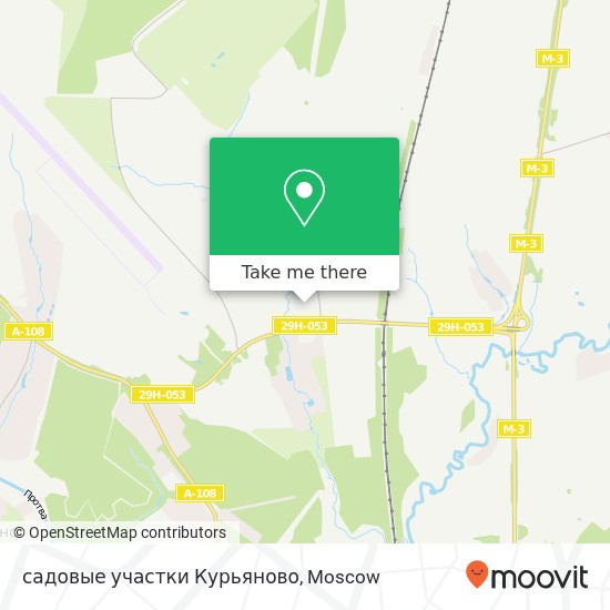 садовые участки Курьяново map