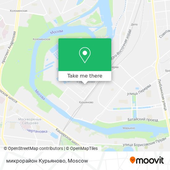 микрорайон Курьяново map