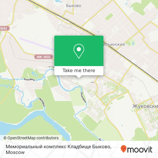 Мемориальный комплекс Кладбище Быково map