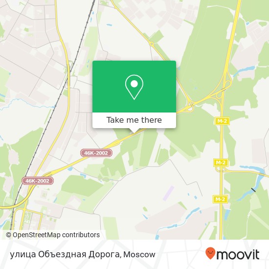 улица Объездная Дорога map