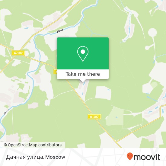 Дачная улица map