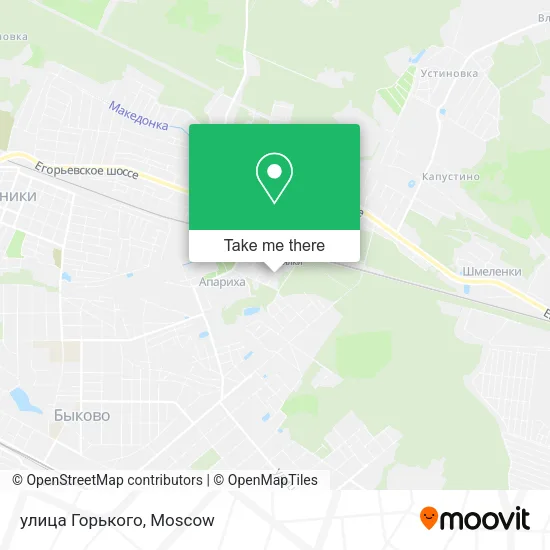улица Горького map