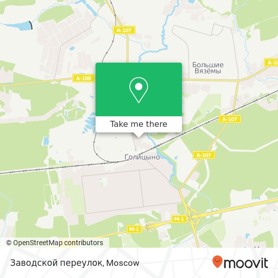 Заводской переулок map