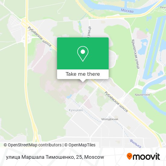 улица Маршала Тимошенко, 25 map