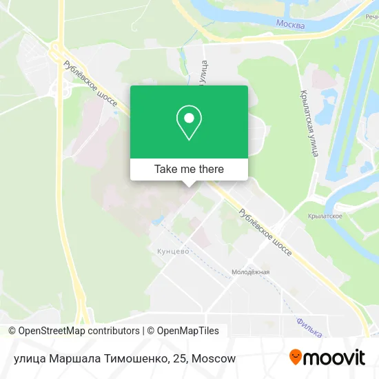 улица Маршала Тимошенко, 25 map