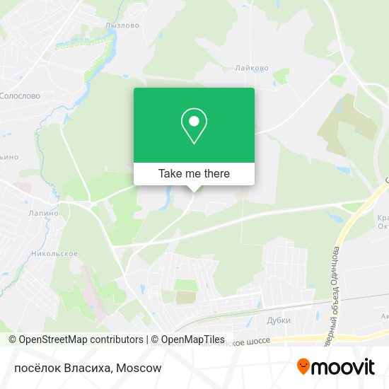 посёлок Власиха map