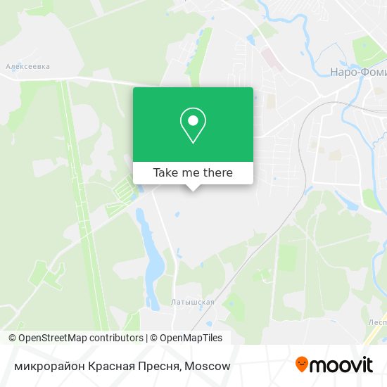 микрорайон Красная Пресня map