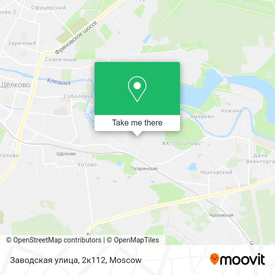 Заводская улица, 2к112 map