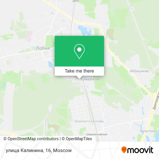 улица Калинина, 16 map