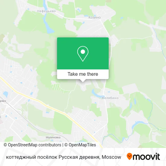 коттеджный посёлок Русская деревня map