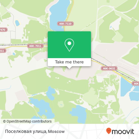 Поселковая улица map