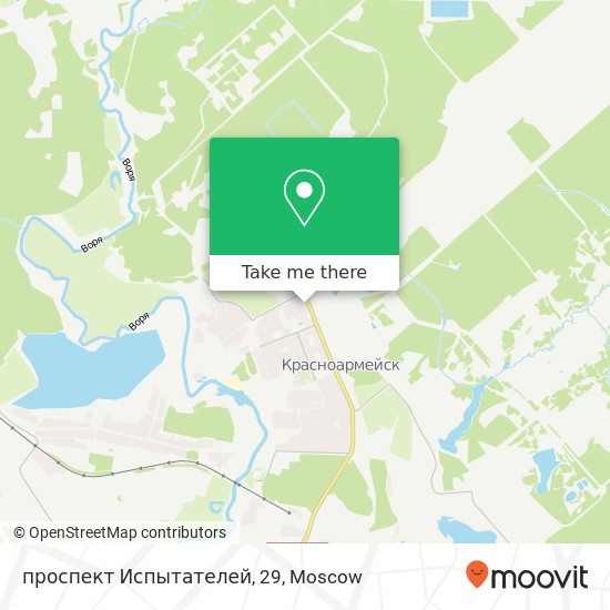 проспект Испытателей, 29 map