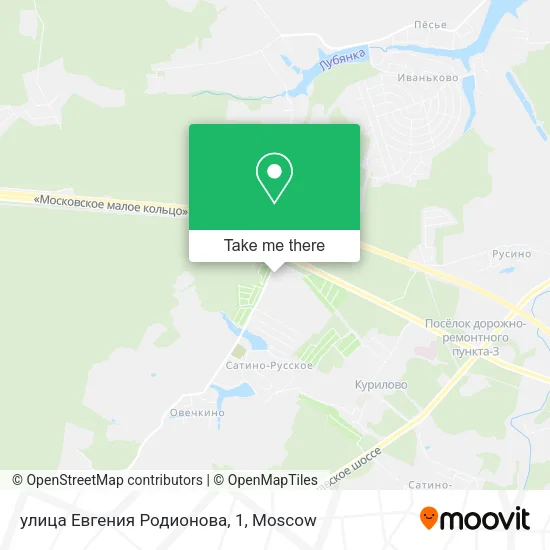 улица Евгения Родионова, 1 map