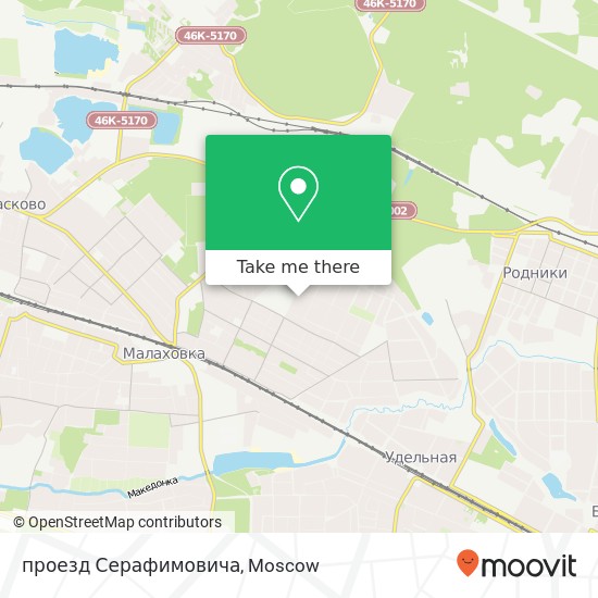 проезд Серафимовича map