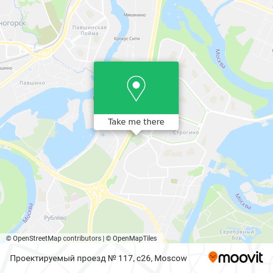 Проектируемый проезд № 117, с26 map