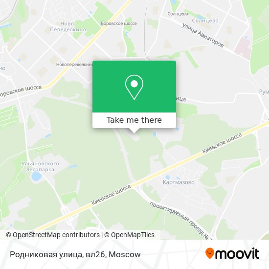 Родниковая улица, вл26 map