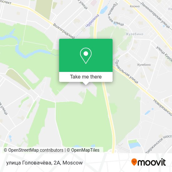 улица Головачёва, 2А map