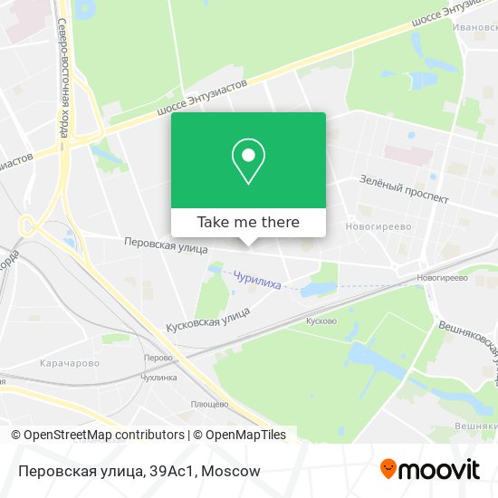 Перовская улица, 39Ас1 map