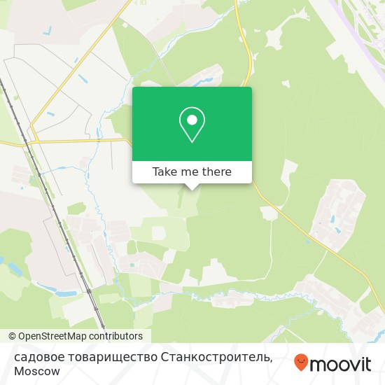 садовое товарищество Станкостроитель map