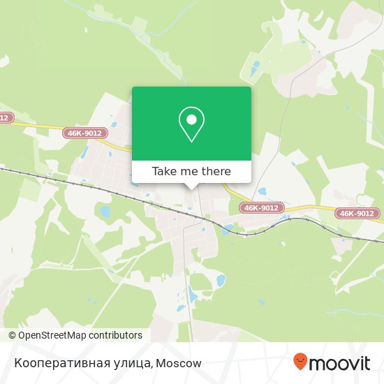 Кооперативная улица map