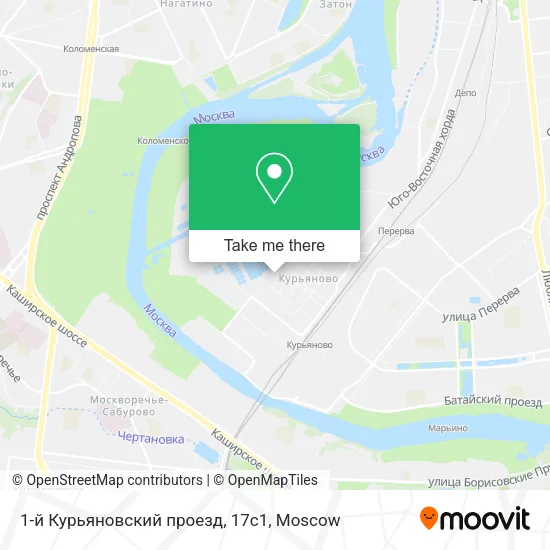 1-й Курьяновский проезд, 17с1 map