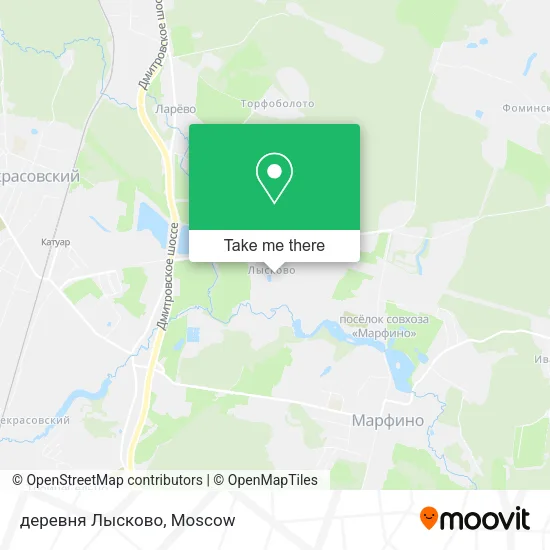 деревня Лысково map