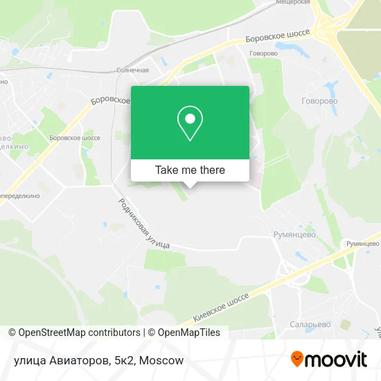 улица Авиаторов, 5к2 map