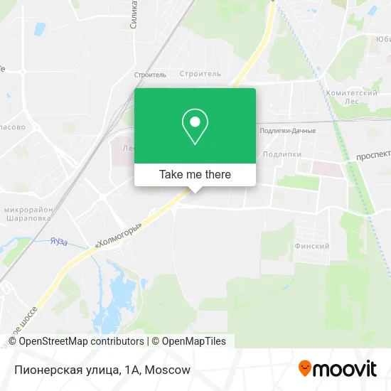 Пионерская улица, 1А map