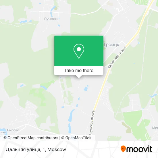Дальняя улица, 1 map