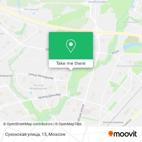 Сухонская улица, 15 map