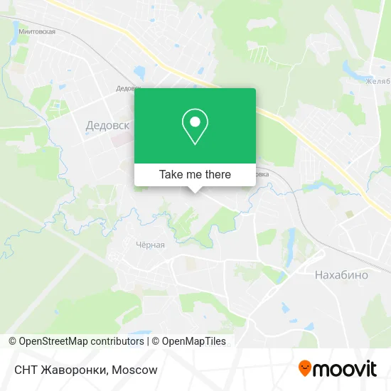СНТ Жаворонки map