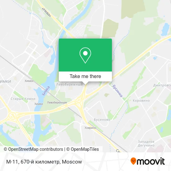 М-11, 670-й километр map