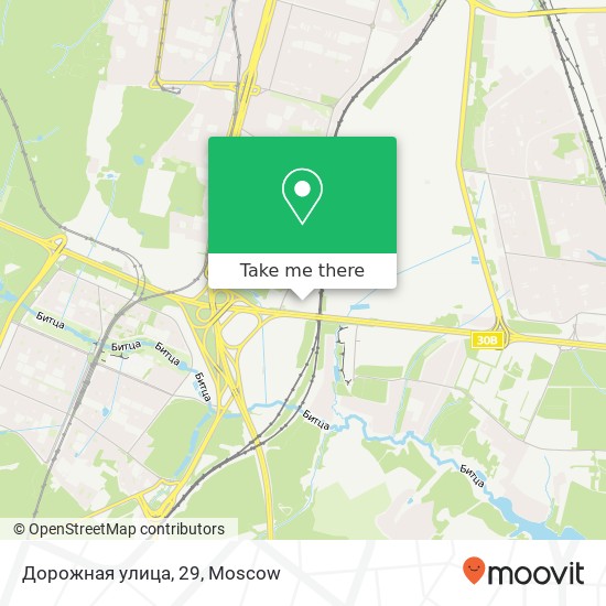 Дорожная улица, 29 map